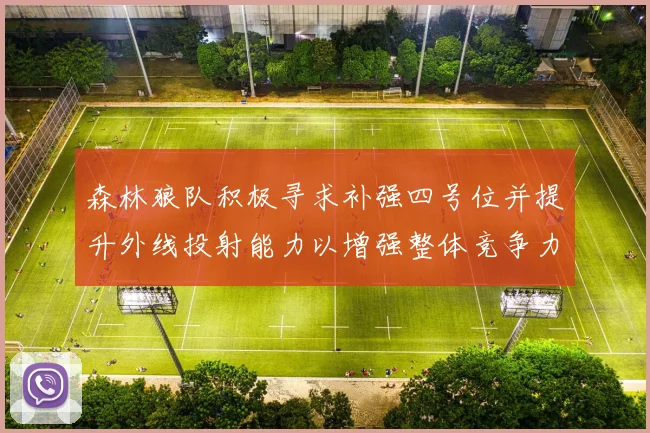 森林狼队积极寻求补强四号位并提升外线投射能力以增强整体竞争力